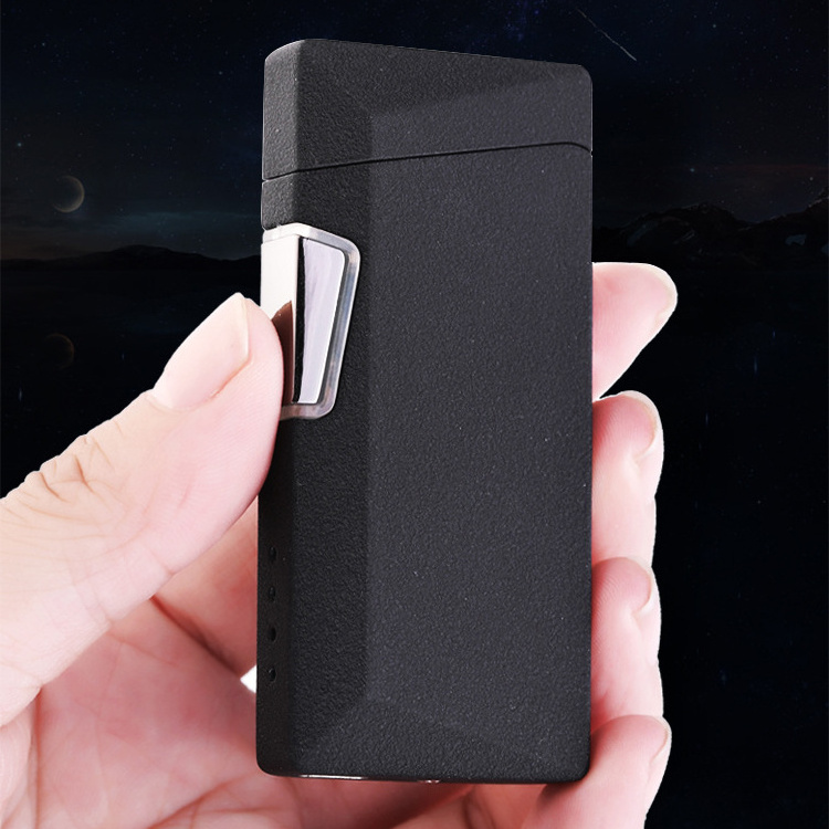 Jobon Brand Double ARC Electric Lighters CUSTOM LOGO sensory switch battery indicator USB charging portable cigarette lighter