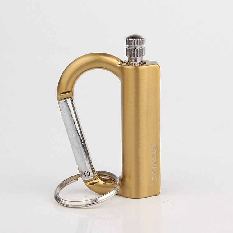 Metal Kerosene Match Lighters Oil Refillable Portable Key Chain Outdoor Tools Smoking Accessories Cigar Smoker Cigarette Lighter