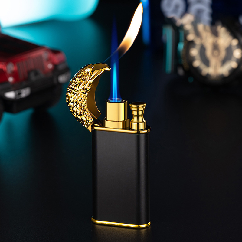 Party Supplies Novelty Eagle Jet Lighter Switchable Flame Windproof Cigarette Cigar Torch Lighters Smoking Accessories