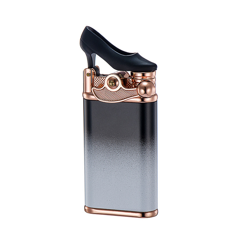 Novlety Lighter Design for Lady High-heeled Shoes Smoking Accessories Smoker Gifts Cigarette Cigar Metal Lighters