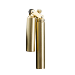 Portable Brass Kerosene Lighter Novelty Design Nunchakus Bar Tools Smoking Accessories Cigarette Cigar Lighters