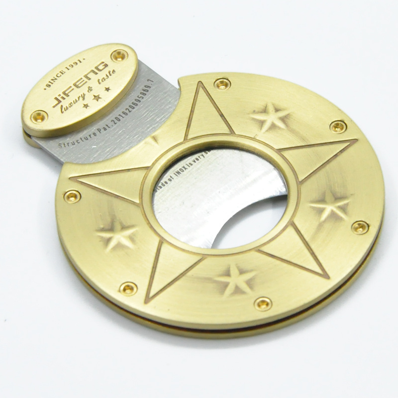 2019 stainless steel cut Round cigar cutter