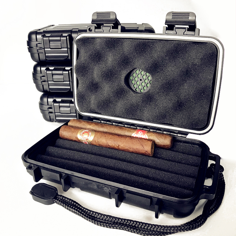 Travel Humidor Cigarette Storage Box Smoker Tools Portable Moisture-proof Waterproof Cigar Case Smoking Accessories