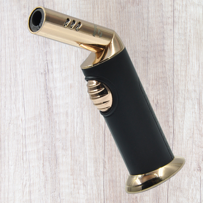 Wholesale jobon brand metal gas torch lighter for cigar single Blue flame lighter torch jet