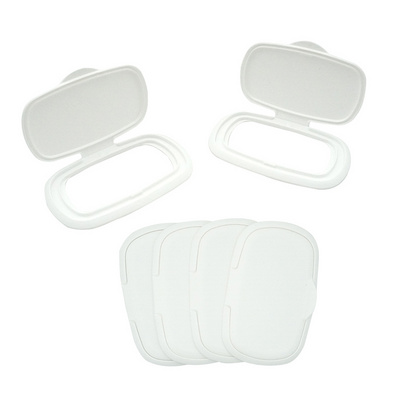 Reusable Wet Wipes Cover Lid Flip Top Cap For Wet Wipe Packaging Plastic Lid Canister Wet Wipe Packaging