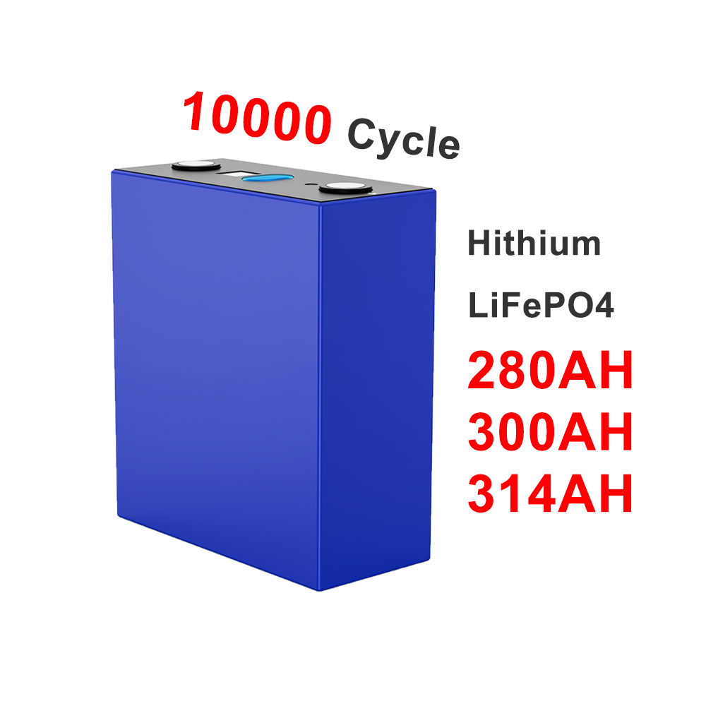 Hithium 300Ah 314Ah Prismatic Solar Lithium ion Batteries 3.2V LiFePO4 Battery Rechargeable Energy Storage Battery