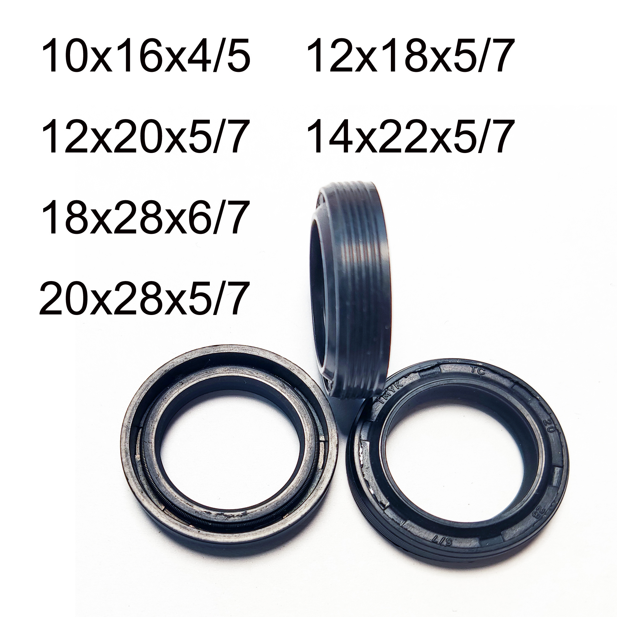 Wholesale of high-quality skeleton oil seal NBR/MVQ/FKM rubber seal National skeleton TC oil seal by the factory