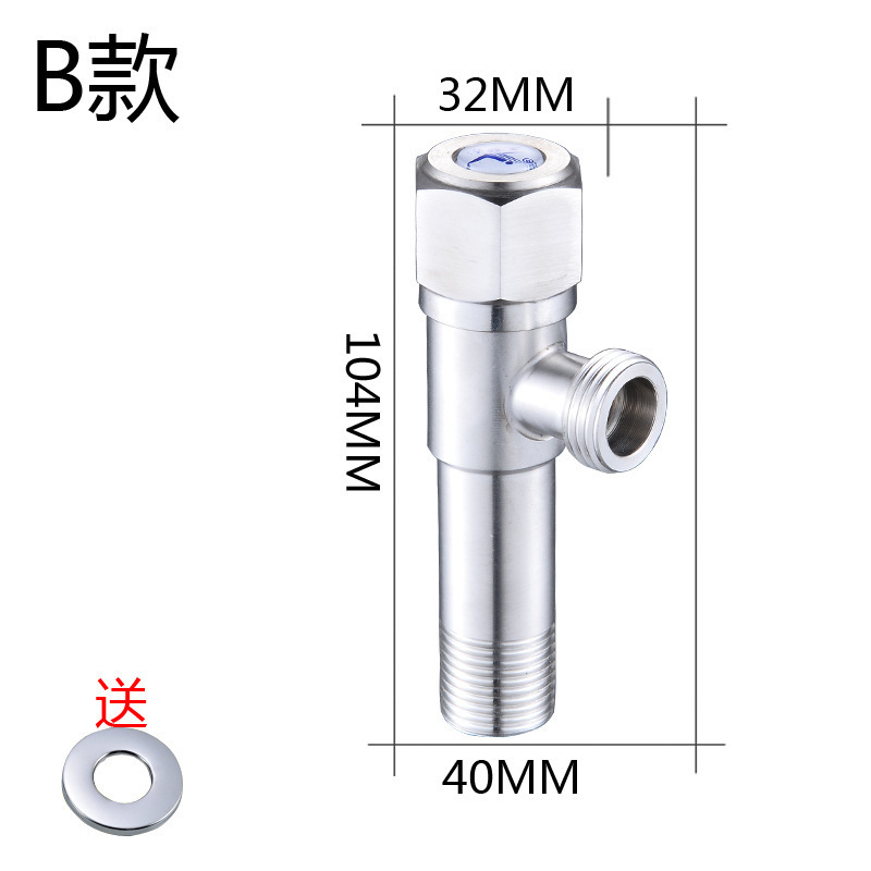 Wholesale price bathroom urinal corner valve, stainless steel material tap water pipeline valve and accessories