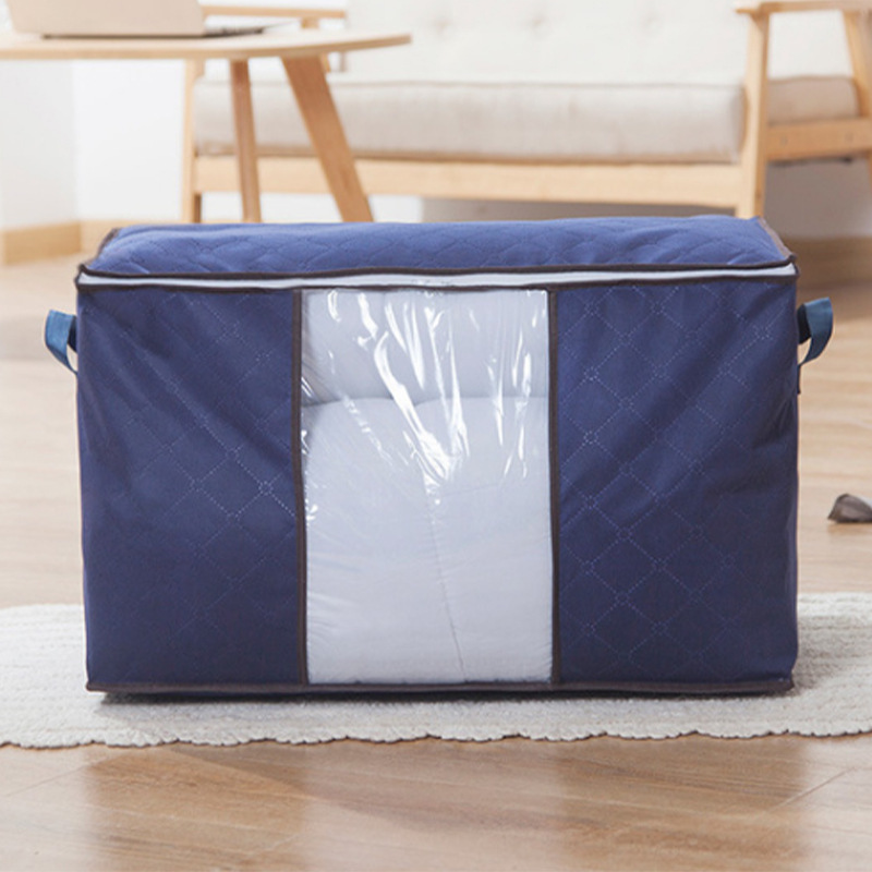 Wholesale Oxford canvas storage box with lid and foldable steel frame support