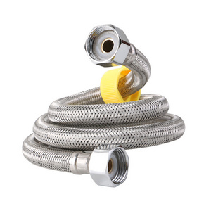 Hot selling stainless steel braided hose in the factory, kitchen, bathroom sink, basin water pipe