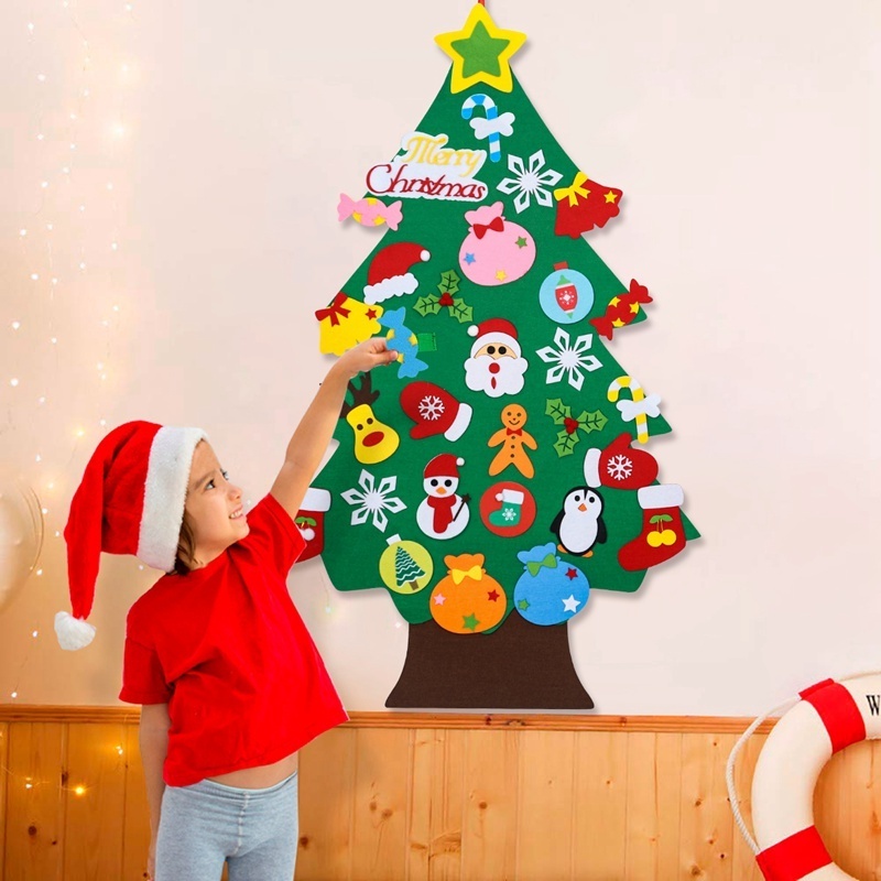 Wholesale Candyland Christmas decoration Christmas tree holiday toys for children DIY100 * 90 cm