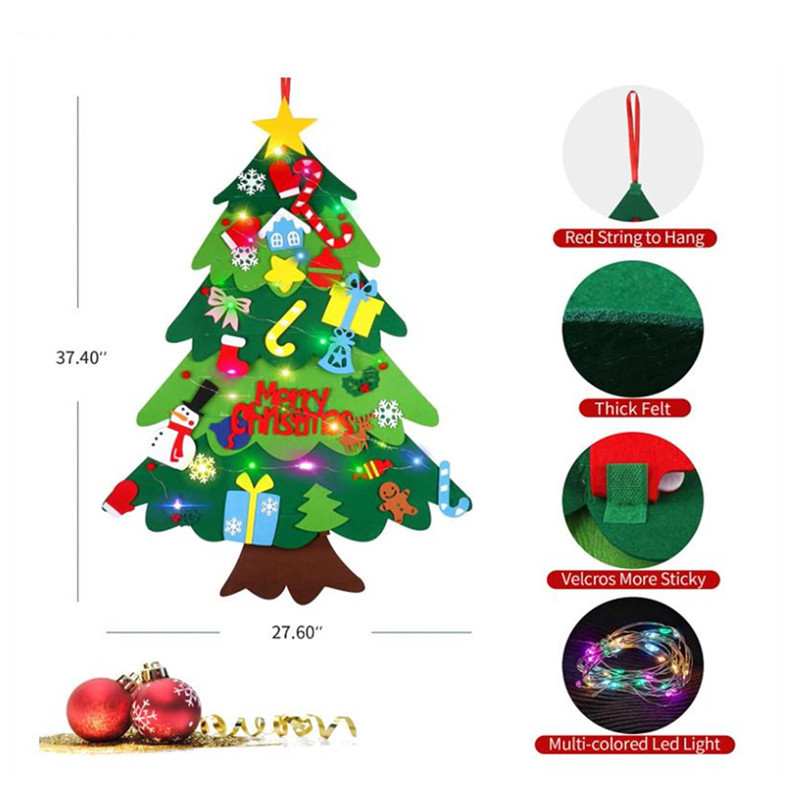 Wholesale of 2023 Christmas decoration for garden Christmas tree eco-friendly materials holiday gifts DIY