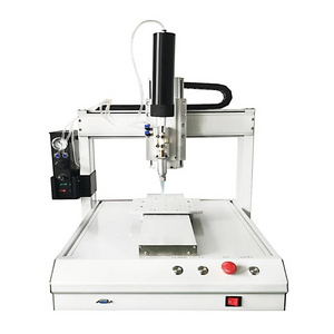 Automatic Vision Glue Dispensing Desktop Robot Piezoelectric Jet Valve Glue Dispenser PCB/MEMS/LED Dispensing Machine