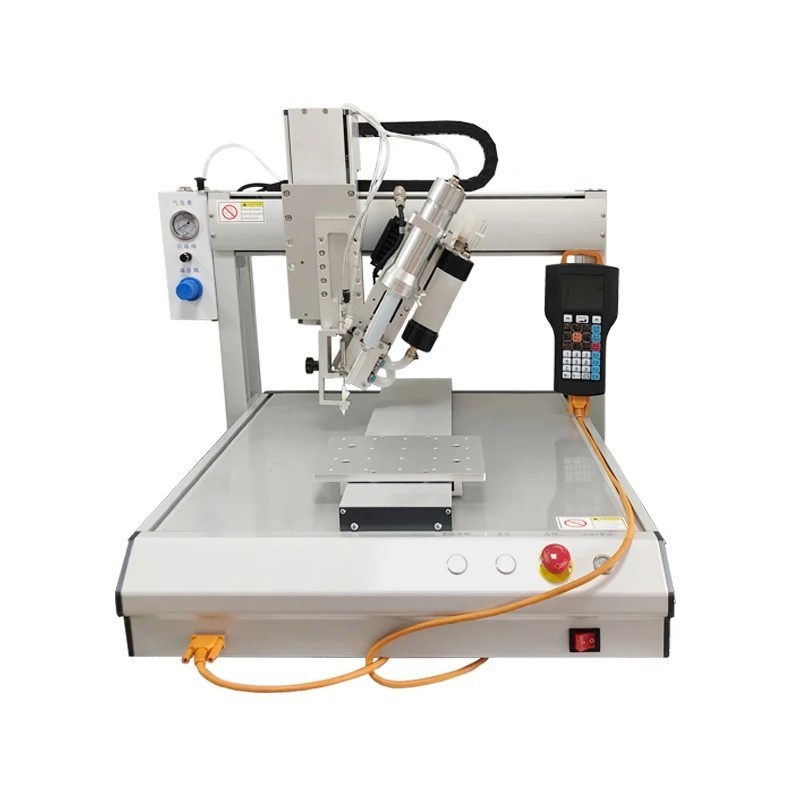 Automatic Vision Glue Dispensing Desktop Robot Piezoelectric Jet Valve Glue Dispenser PCB/MEMS/LED Dispensing Machine