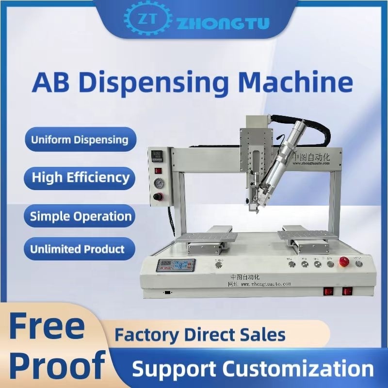 Automatic AB Glue Epoxy Dispensing Machine Glue Dispenser Syringe Glue Dispensing Machine