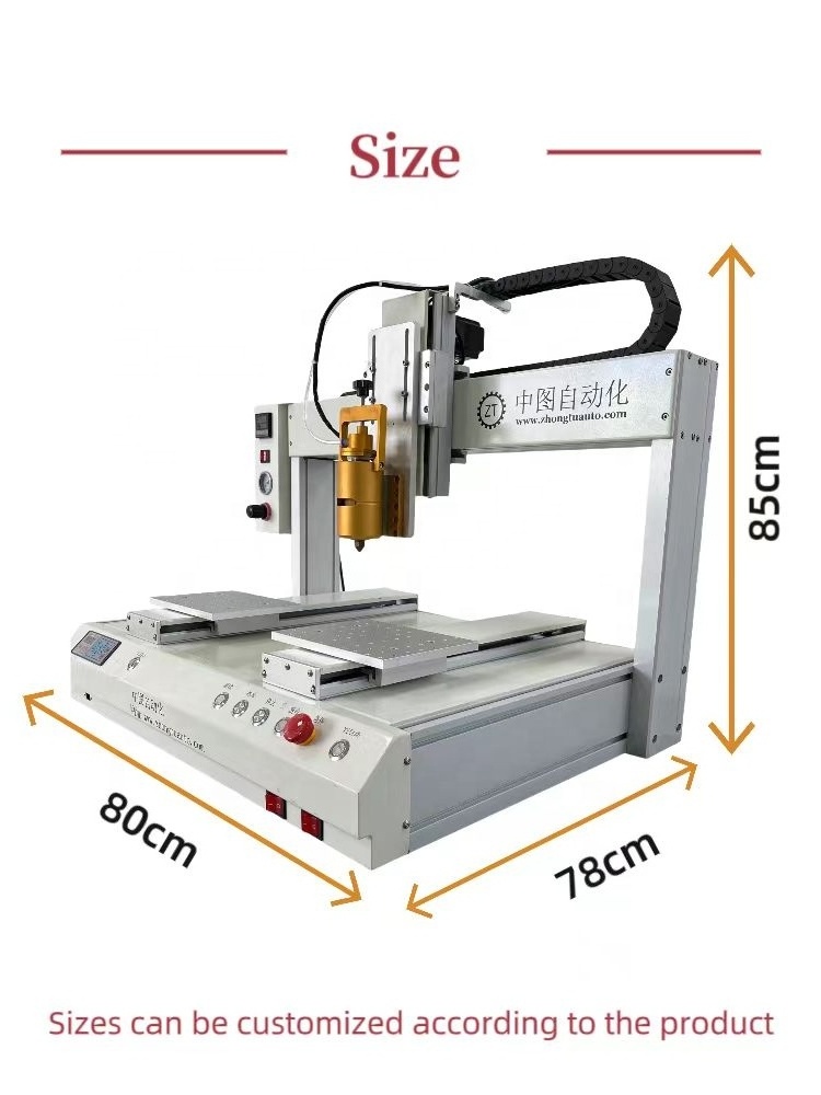 ZT Automatic Silicone / Epoxy Resin / UV Liquid Glue Dispenser CNC Glue Dispensing Machine Syringe Needle Robot Dispensing Glue