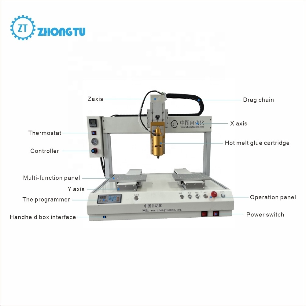 Automatic Desktop Glue Dispenser Machine Glue Dispensing Robot ...