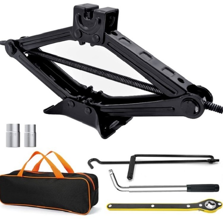 New multi-functional car jack small tire changing tool 2 ton 3 ton set scissor jack