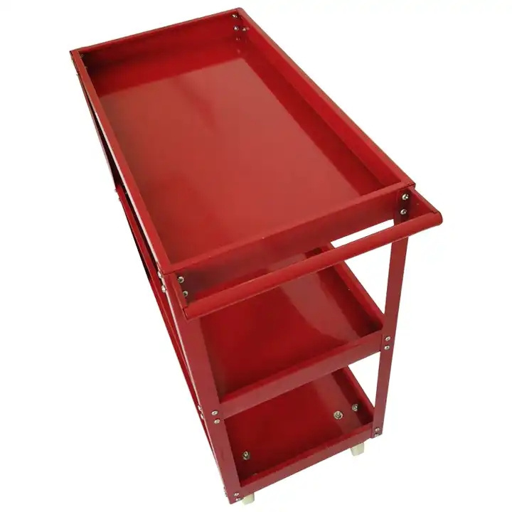 Auto Repair Shop Tool Cart  3 Shelf Tool Car