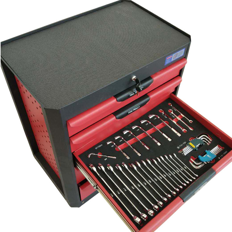 Tool box on wheels drawer cabinet with tools sets