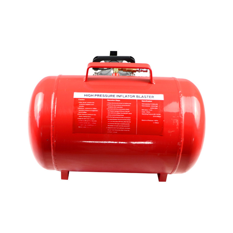 3 gallon pneumatic portable air powered tire blaster inflator bead seater