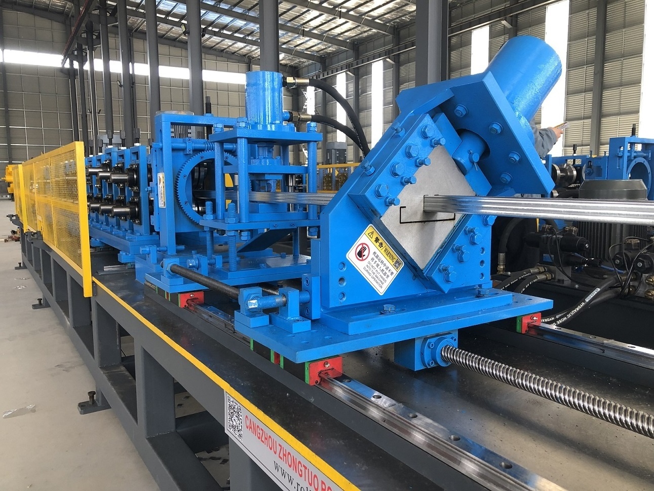 ZTRFM High Speed 70-100m/min light gauge steel 16 gauge metal stud and track  roll forming machine for drywall