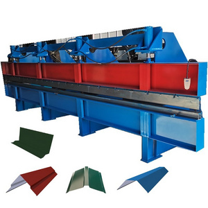 3m to 6m Metal Plate Hydraulic Bending Machine Metal Sheet Bending Machine Side wall Flashing Making Machine