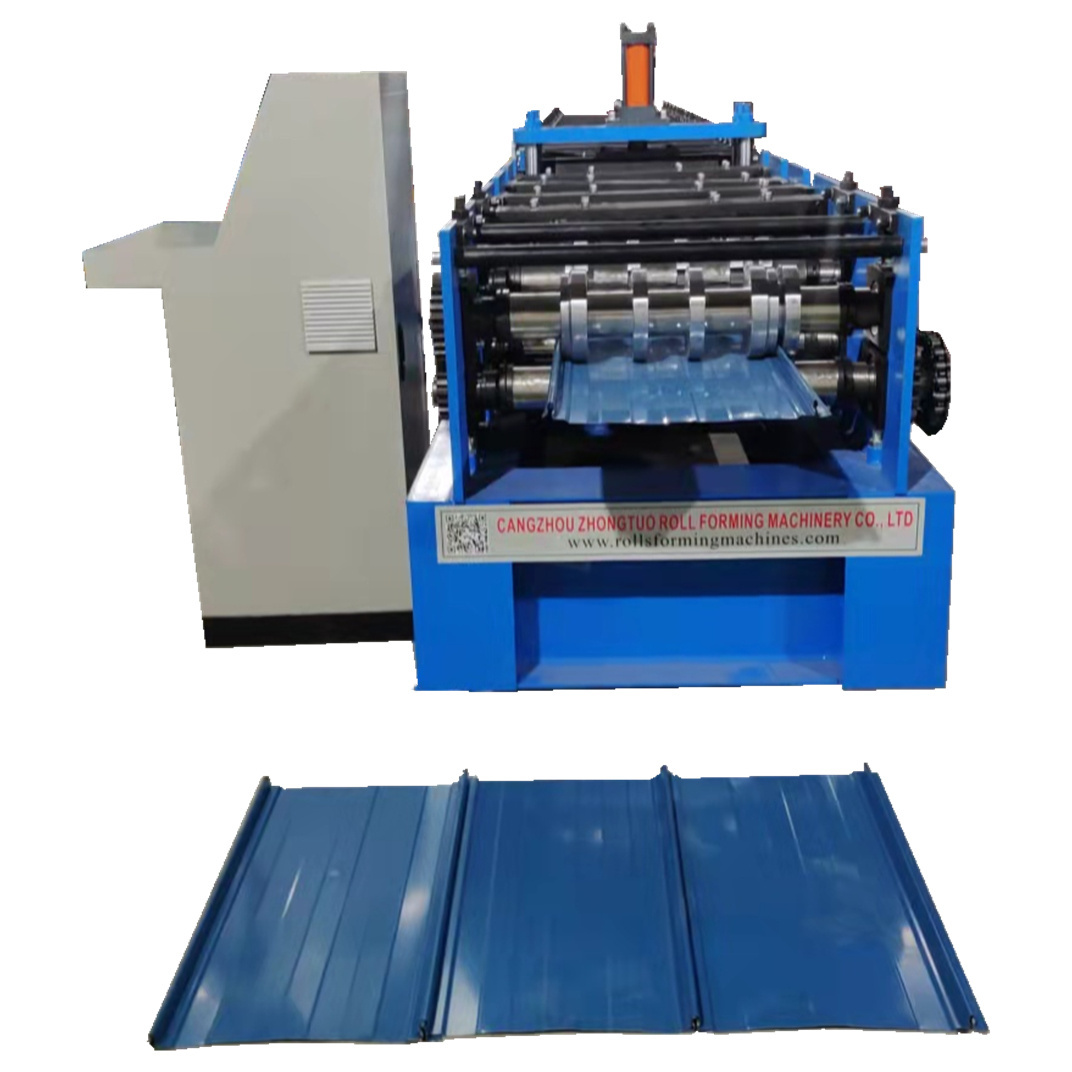 ZTRFM  SSR Roof machines snap lock standing seam metal sheet roll forming machines click lock roof machine