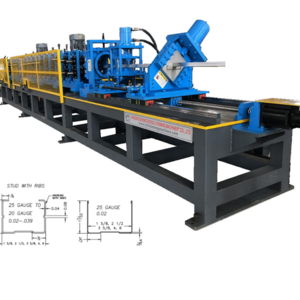 ZTRFM High Speed 70-100m/min light gauge steel 16 gauge metal stud and track  roll forming machine for drywall