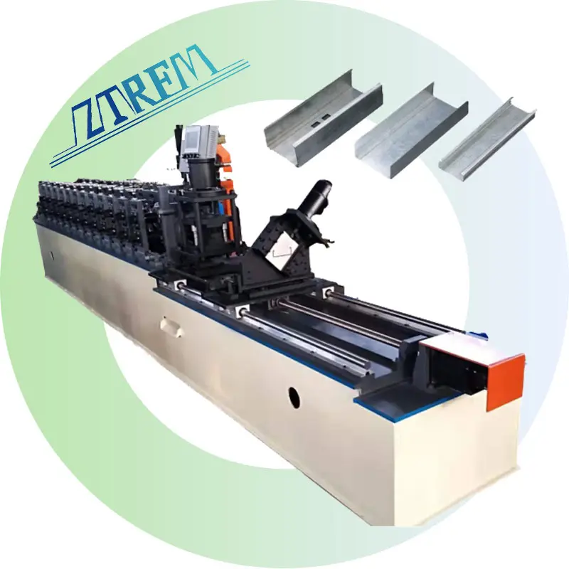 ZTRFM Metal Profile CD UD UW CW Roll Forming Machine c Channel Roll Forming Machine Frame Steel Machine