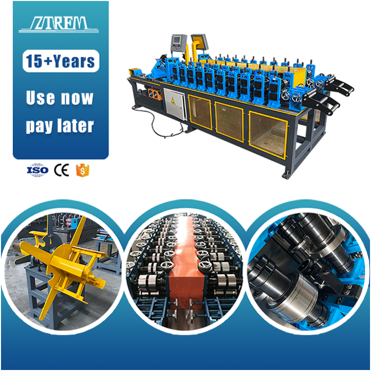 ZTRFM Made In China Light Steel Profile Machine Metal Stud Making Machine Light Steel Machine