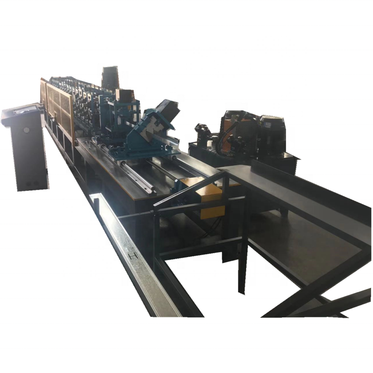 Light duty galvanized metal steel C stud and U track system drywall manufacturing making machine