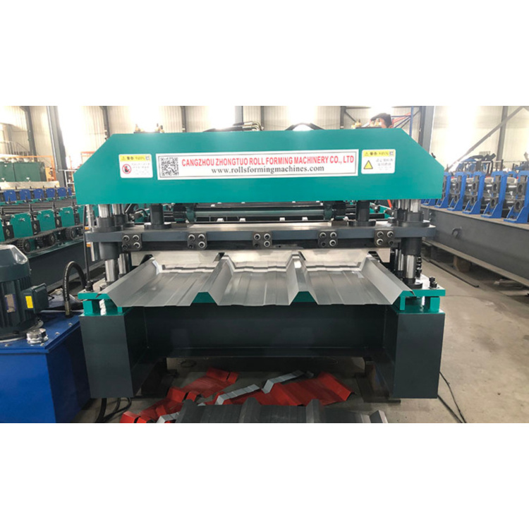 ZTRFM OEM ODM Customized Full Automatic Metal Trapezoid Roof Sheet Making Machine R Panel Roll Forming Machine To US