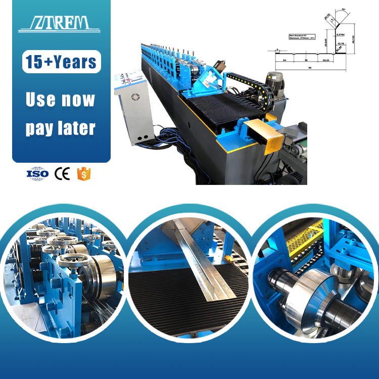 F5 F8 Style Drip Edge Aluminum Metal Roof E Drip Edge Flashing Roll Forming Machine