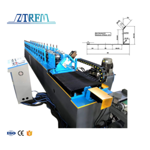 F5 F8 Style Drip Edge Aluminum Metal Roof E Drip Edge Flashing Roll Forming Machine