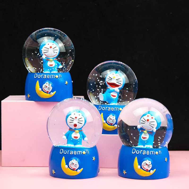 Wholesale Carton Style Crystal Lighting Snow Globe for Christmas Souvenir Gifts