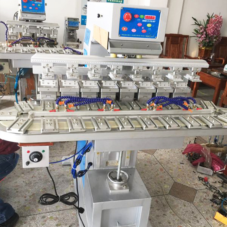 Pvc Ball Full Pad Printer 4 Colour Automatic Balls Toys High Speed Tempo Printing Machine