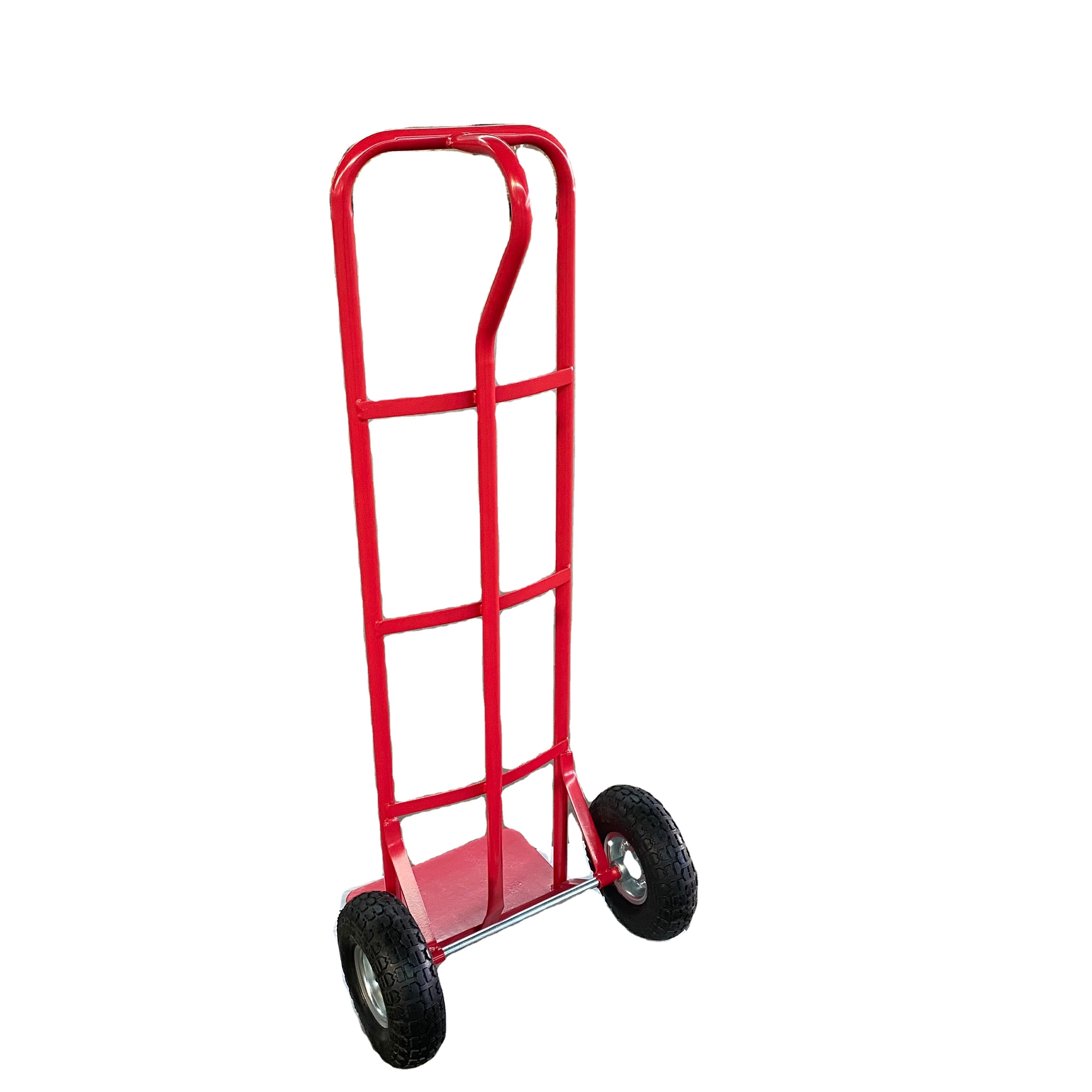 600lb Heavy Duty Sack Truck Industrial Hand Trolley With Pneumatic Tyre Wheel