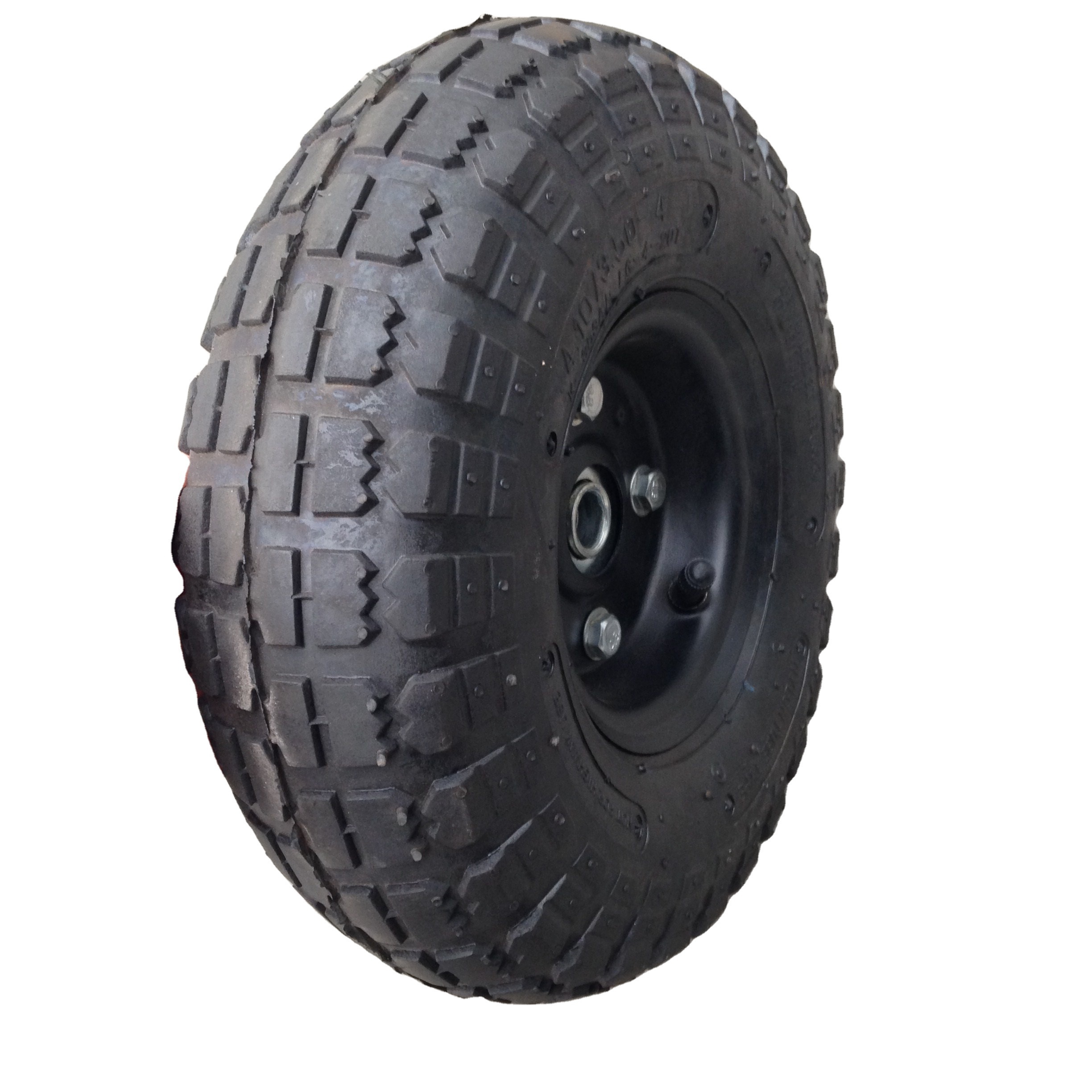 4.10/3.50-4 Flat Free and Hand Truck Tire Wheelbarrow Wheel