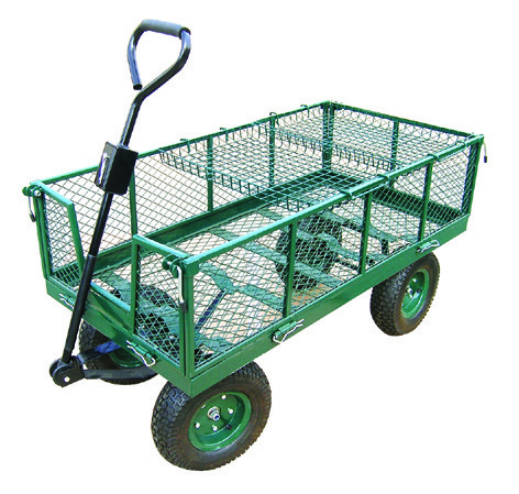 Wire Mesh Garden Wagon Tool Cart TC1840A