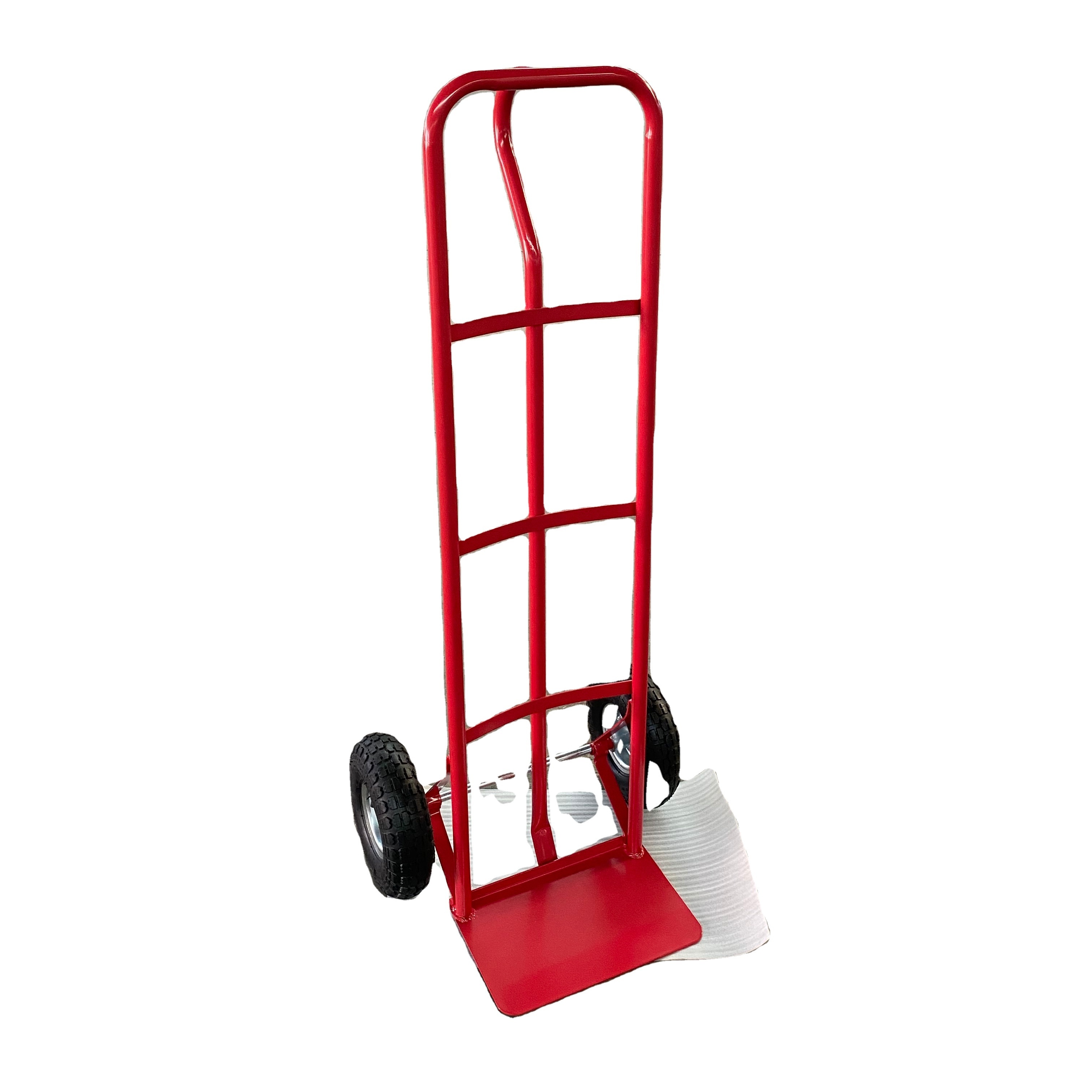 600lb Heavy Duty Sack Truck Industrial Hand Trolley With Pneumatic Tyre Wheel