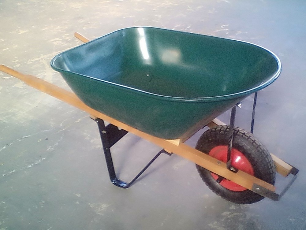 200kg heavy duty 6CBF capacity  square handle WB6601 construction wheelbarrow 100L wheel barrow