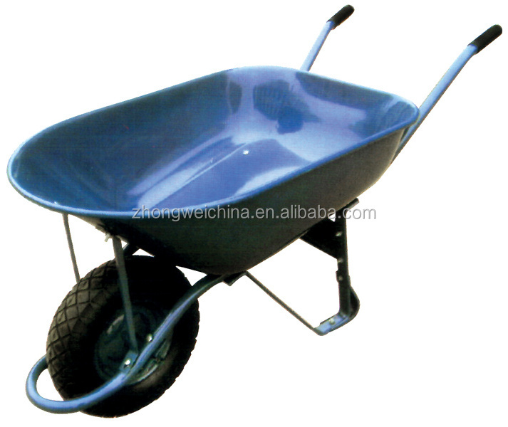 Garden Tool Cart Trolley Wheelbarrow Wb7403 Rubber Wheel Barrow