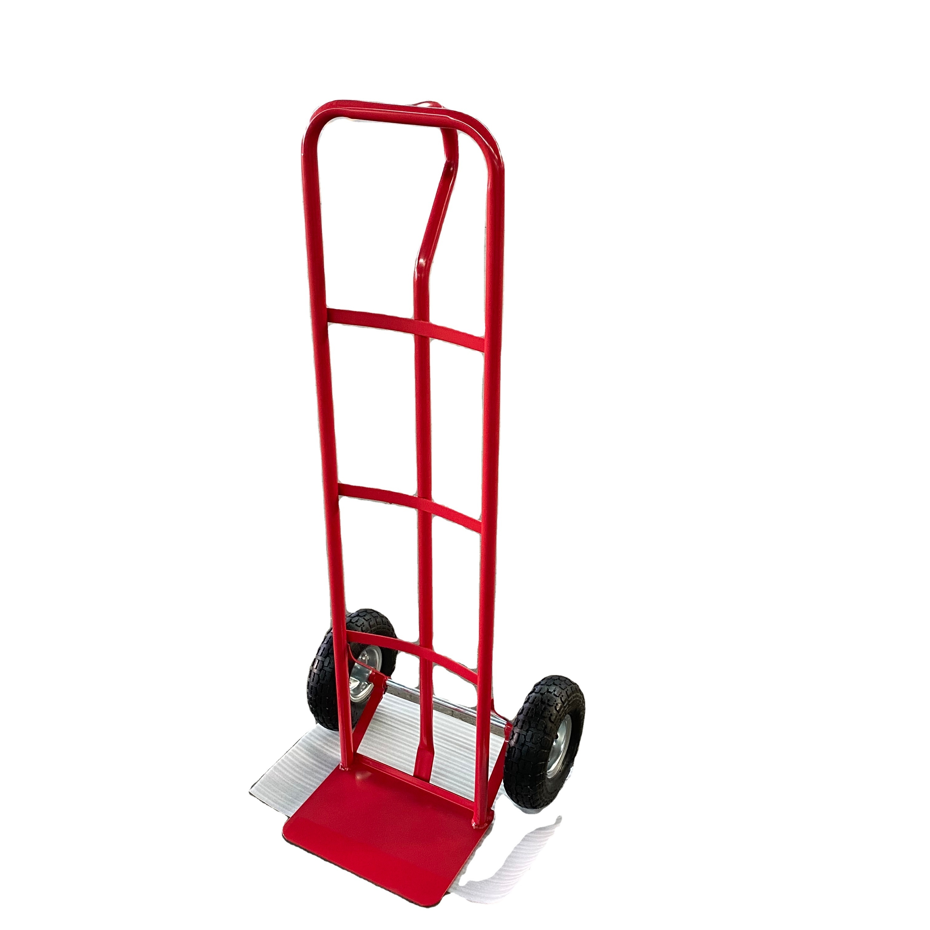 600lb Heavy Duty Sack Truck Industrial Hand Trolley With Pneumatic Tyre Wheel