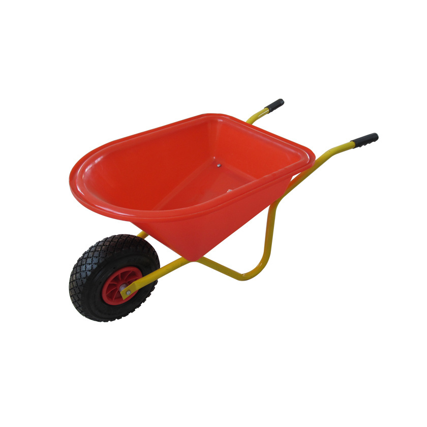 Wheel Barrow WB0203 Plastic Tray wood handle  For Garden outdoor tool