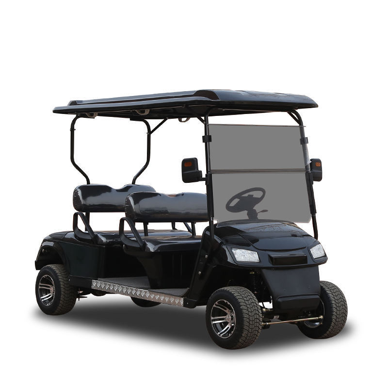 Low-Carbon Lifestyle Black New Energy Vehicles  8-Seater Golf Carts Customized Colors Pure Electric Car With High Performance