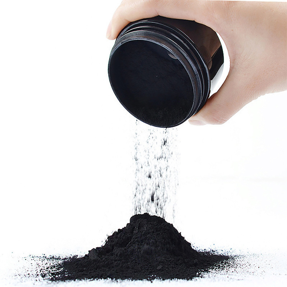 100% natural Coconut shell activated carbon fresh breath remove stains bamboo charcoal tooth washing powder with toothbrush set