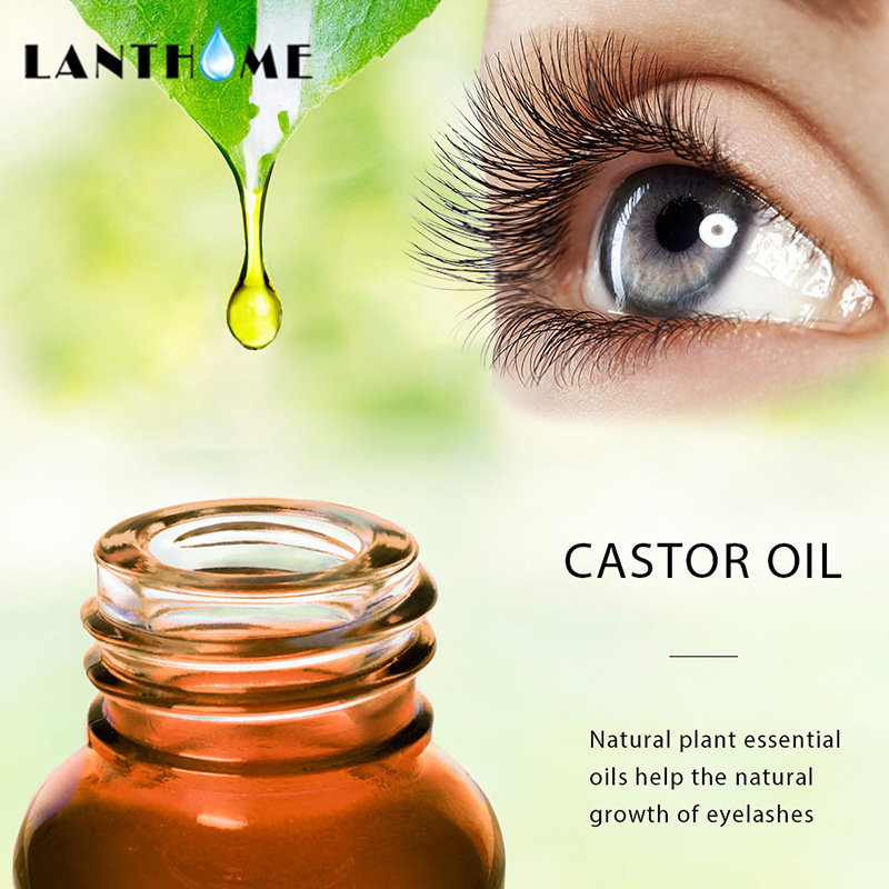 OEM ODM 100% natural essential oil eyelashes growth hydrating thicker longer strengthen lashes castor oil mascara