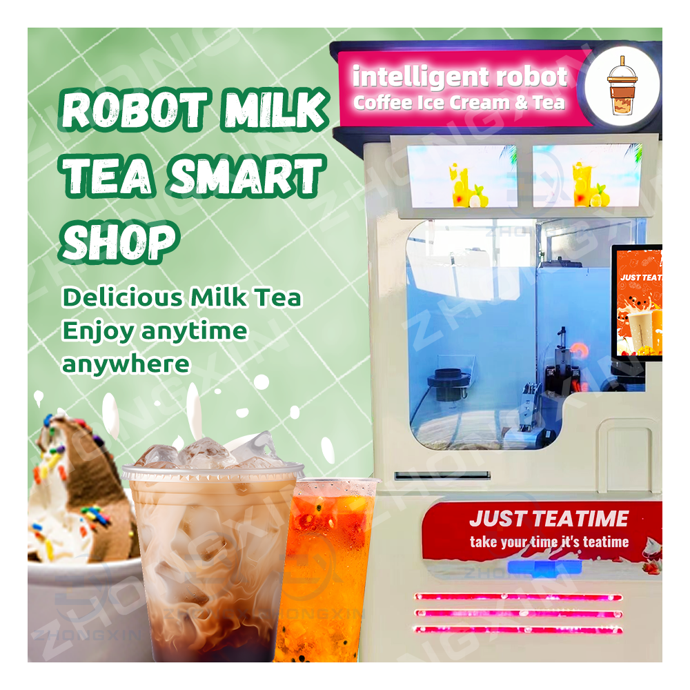 Coffee Kiosk Mobile bubble Milk Tea Kiosk For Sale drinks Kiosk vending machine