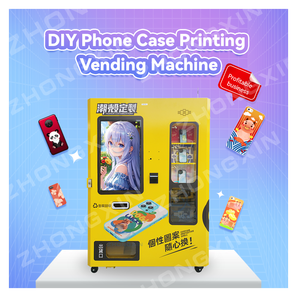 3D phone case printing vending machine photo booth print picture